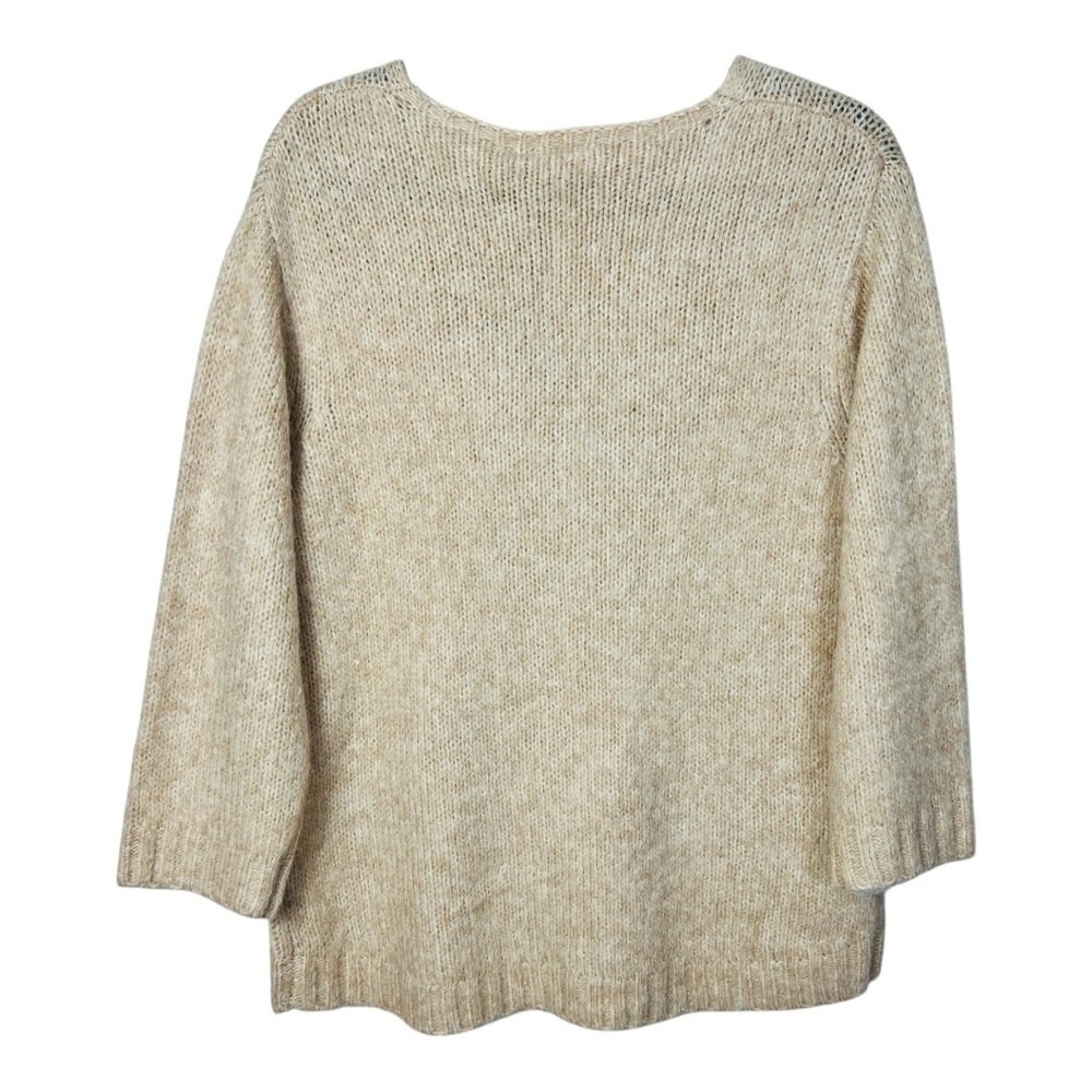 Kaffe KAalioma Smoke Gray Pullover sweater Wool Blend women size M - Picture 7 of 15